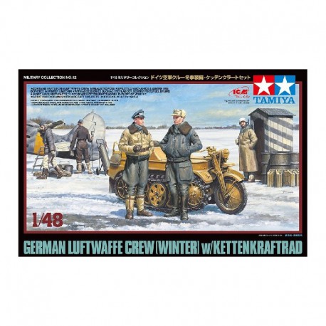 Luftwaffe crew and Kettenkraftrad.