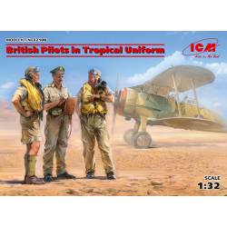 Pilotes britanniques. Uniforme tropical.