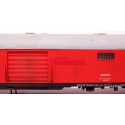 Set de 2 furgones DD-8100, RENFE. Rojo. Envejecidos.