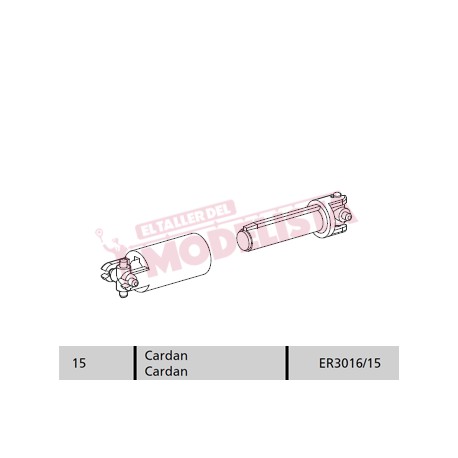 Cardan for locomitve 7200 RENFE.