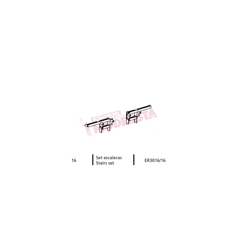 Set de escaleras para 7200 RENFE.