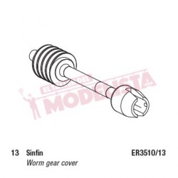 Worm gear cover. TRD.
