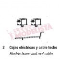 Electric box and ceiling cable for RENFE 440.