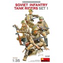 Soviet infantry tank riders.