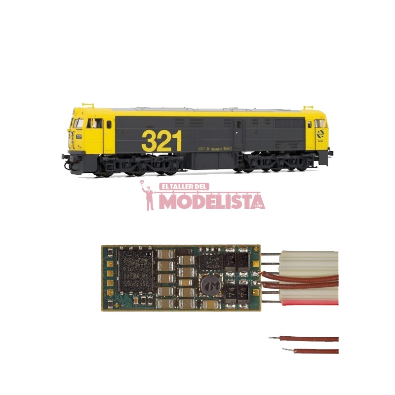 Sound decoder for RENFE 321, 6 pins.
