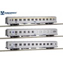 3-coaches set Sorefame, CP. 90s.