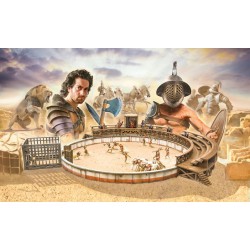 Diorama: Gladiators Fight.