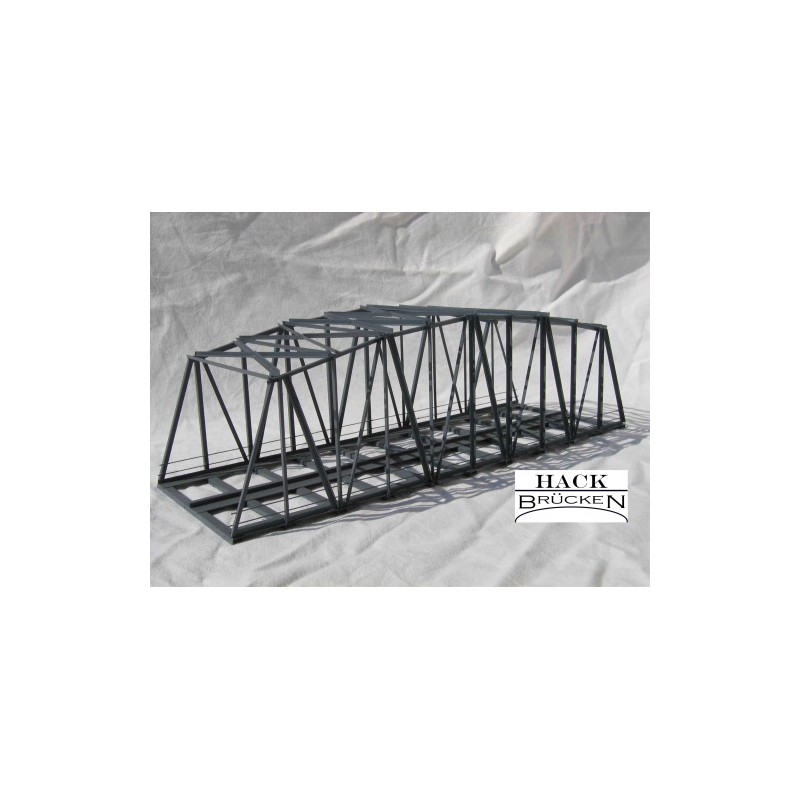 Puente de hierro, doble vía.