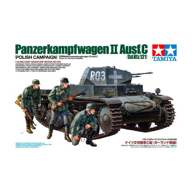 Pz.Kpfw. Ⅱ Ausf.C. alemán. Polonia, 1939.