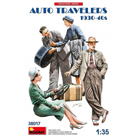 Car travellers. 30s-40s.