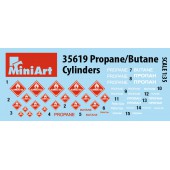 Bombonas de gas butano y propano.