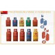 Set of propane and butane cylinders.