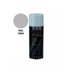 Gris plata. Spray, 400ml. RAL 7001.