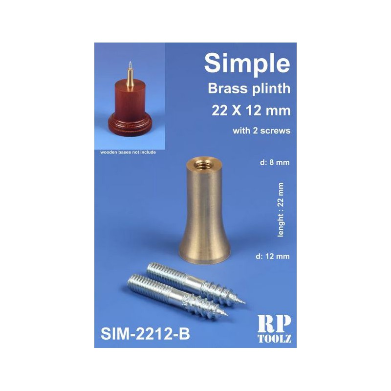 Plinth for bases, simple shape. Brass 22x12 mm. Plinth for bases, simple shape. Brass 22x12 mm.