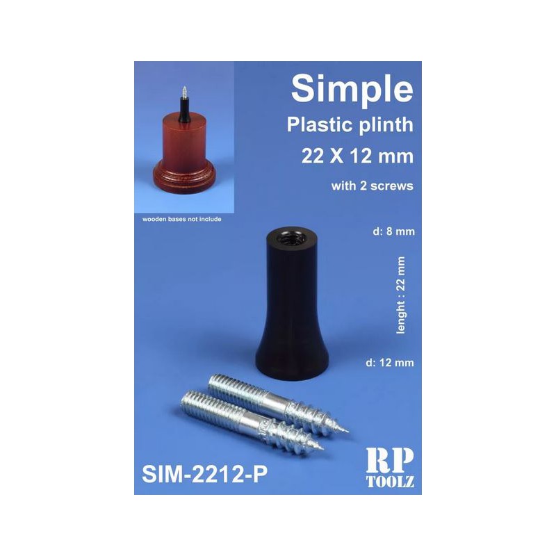 Plinth for bases, simple shape. Plastic 22x12 mm. Plinth for bases, simple shape. Plastic 22x12 mm.