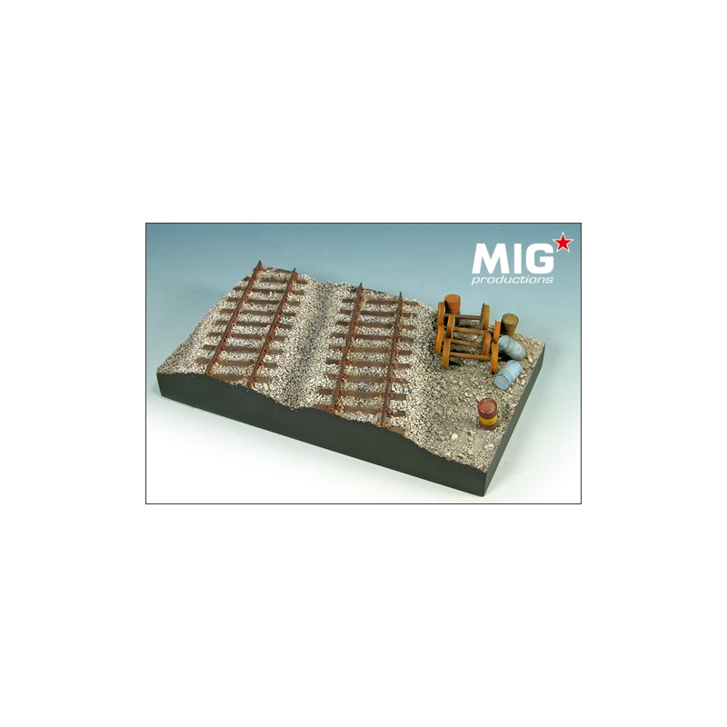 Base para diorama de ferrocarril . MIG 72-354 Base para diorama de ferrocarril . MIG 72-354