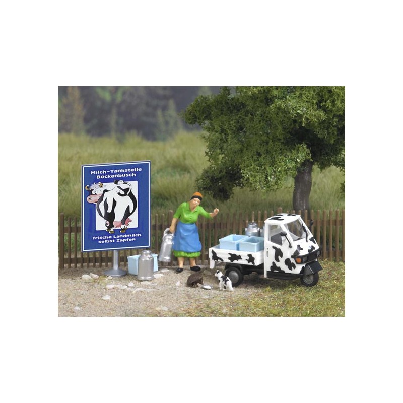 Escena rural: tranportando la leche. BUSCH 7720