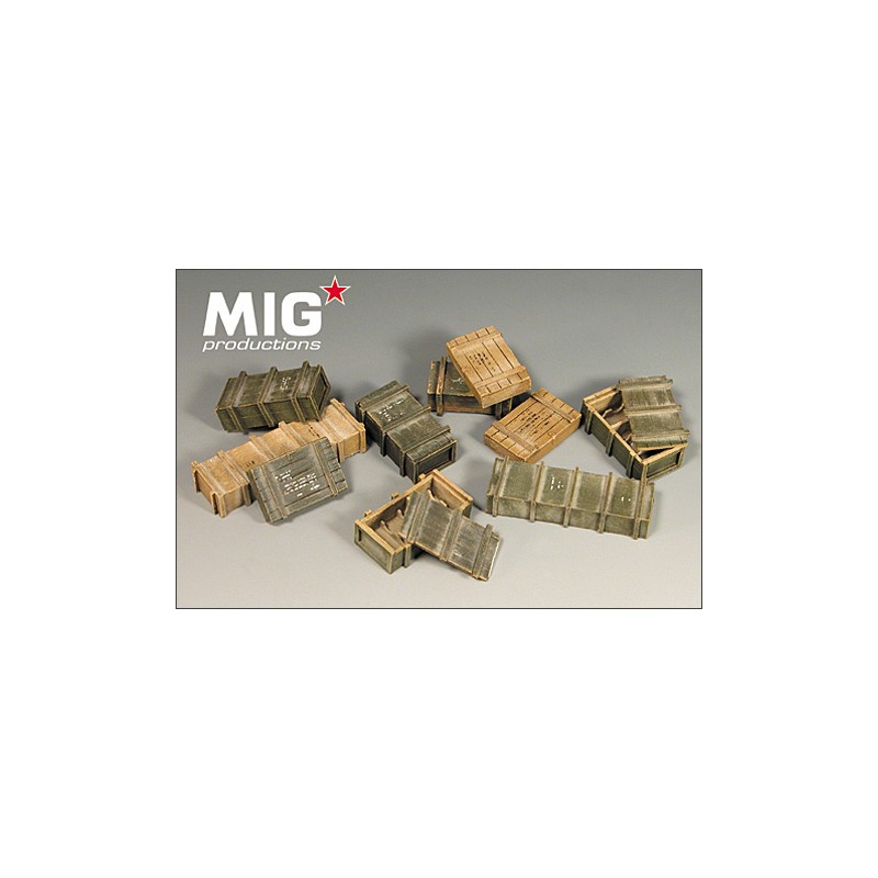 Cajas de munición rusas. IIWW. MIG 35-111