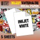 Inkjet water-slide decal white paper.