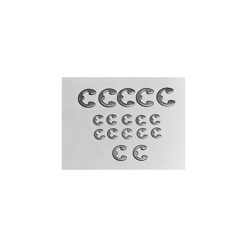 Pressure shaft butt set: 2/3/4 mm (23 pcs).