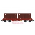 Wagon CP Sgs, with "SOCARMAR" containers. Wagon CP Sgs, with "SOCARMAR" containers.