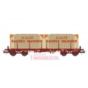 Vagón CP Sgs, con contenedores "RAÇOES VALOURO".