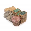 Sacos, cajas y cestos.