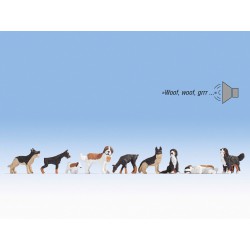 Chiens avec du son.