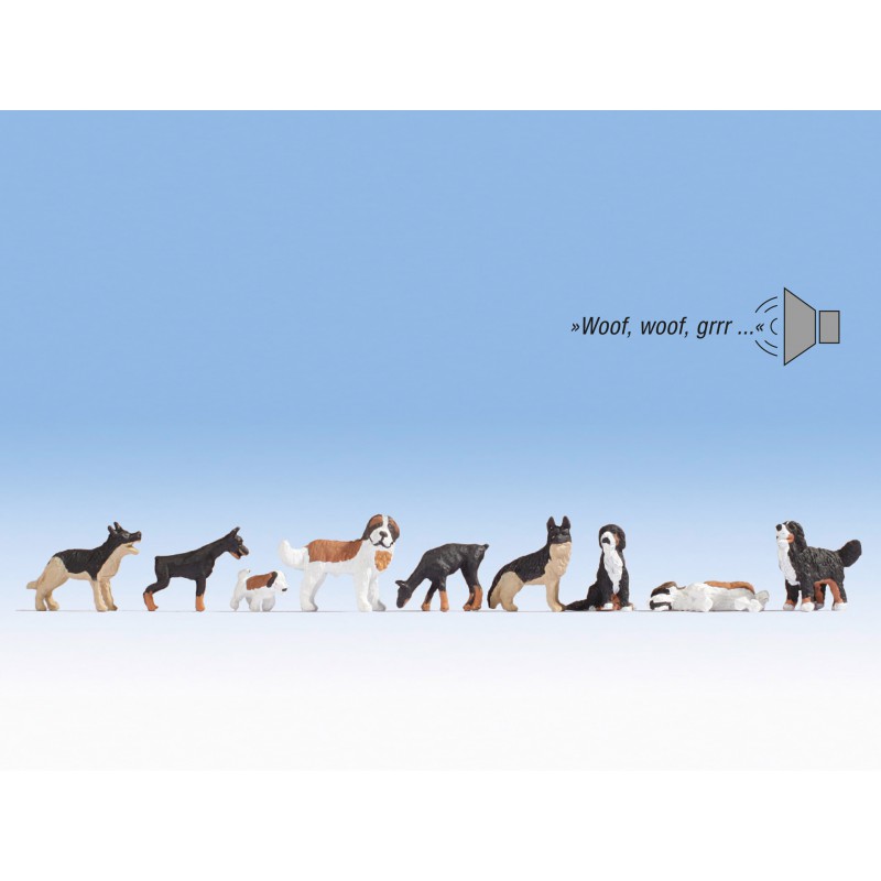 Perros con sonido. Perros con sonido.