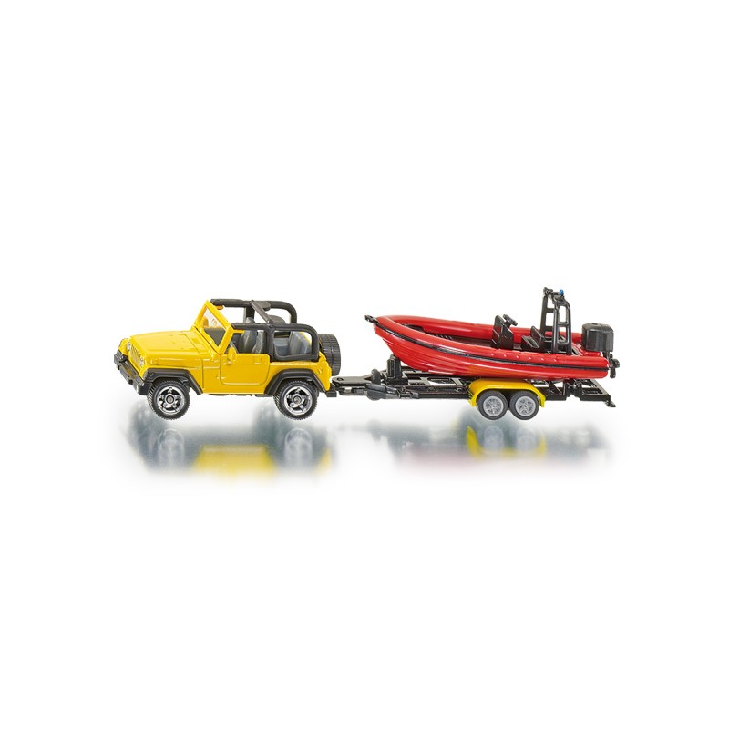 Jeep con bote. SIKU 1658