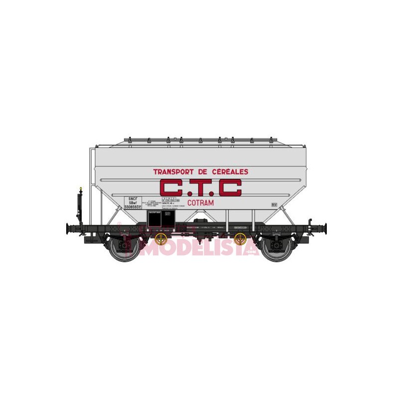 Richard grain wagon CTC Cotram", SNCF.
