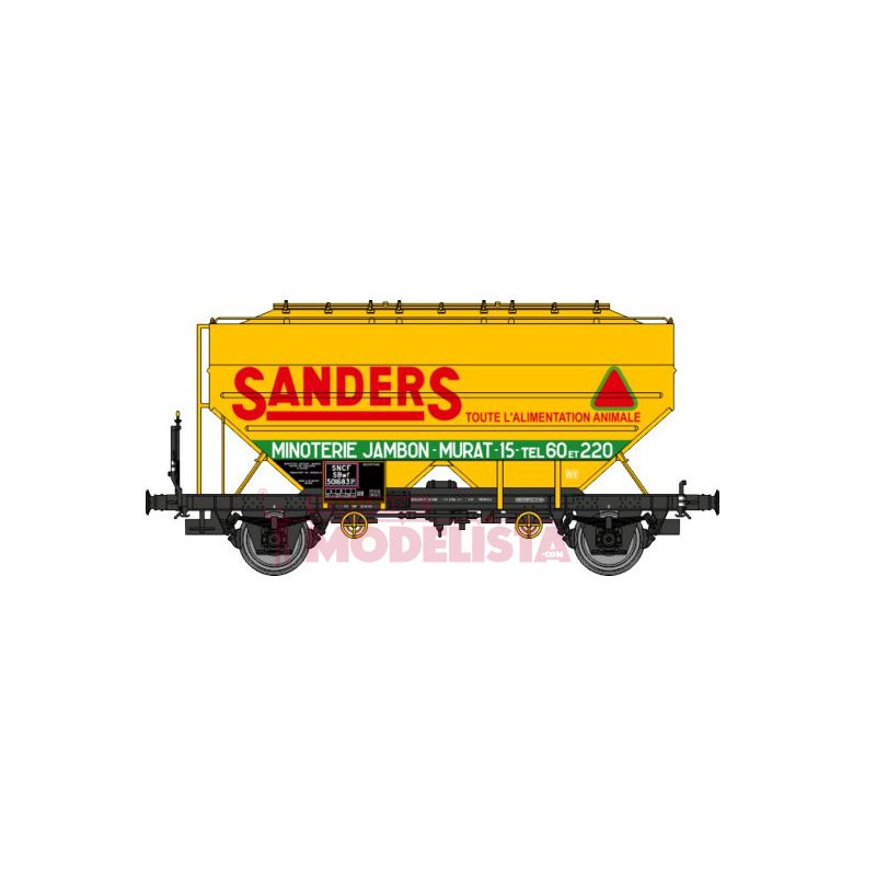 Vagones cerealeros Richard "Sanders.", SNCF.