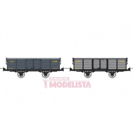 Set open wagons, Gv 5199 + G 239.