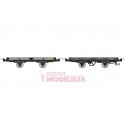 Set flat wagons, H 65194 + Hv 6598.
