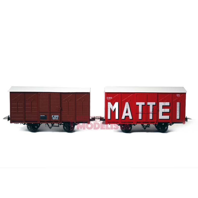 Set closed wagons, Kv 4622 + 4614. Set closed wagons, Kv 4622 + 4614.