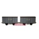 Set closed wagons, Kv 4091 + 4627.