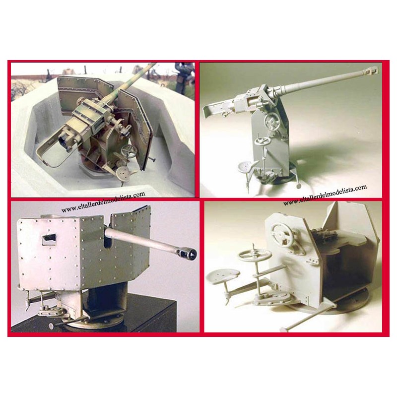 Cañón de 50 mm KWK 42/L60. PN SUD MODELISME 3503