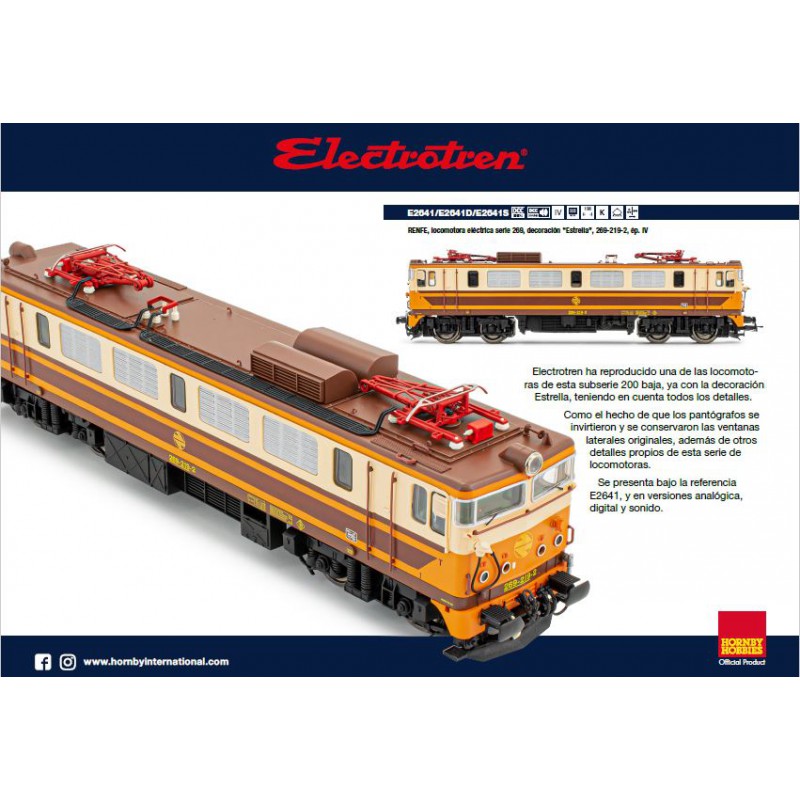 Locomotive électrique Arnold HN2562S - Estrella 269-219, Renfe Ep IV, Son Digital, échelle N