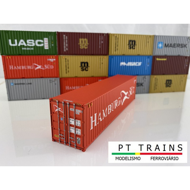 Contenedor 40' HC ''Hamburg SÜD''.