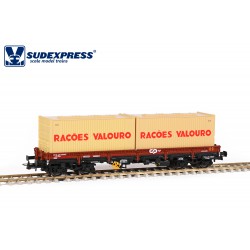 Wagon CP Sgs, with "RAÇOES VALOURO" containers.