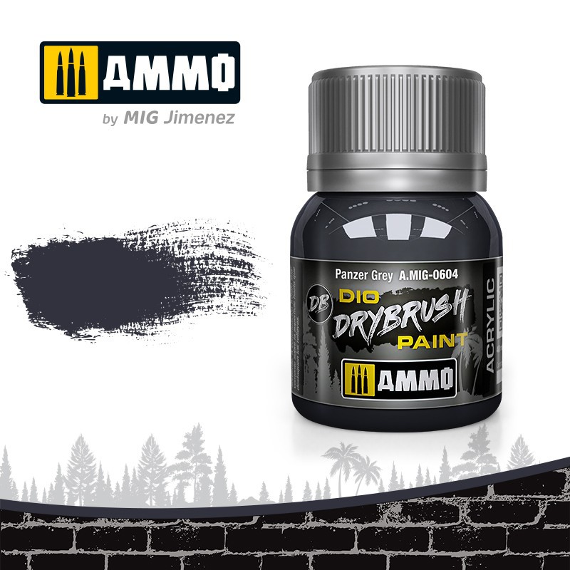 Drybrush panzer grey. Drybrush panzer grey.