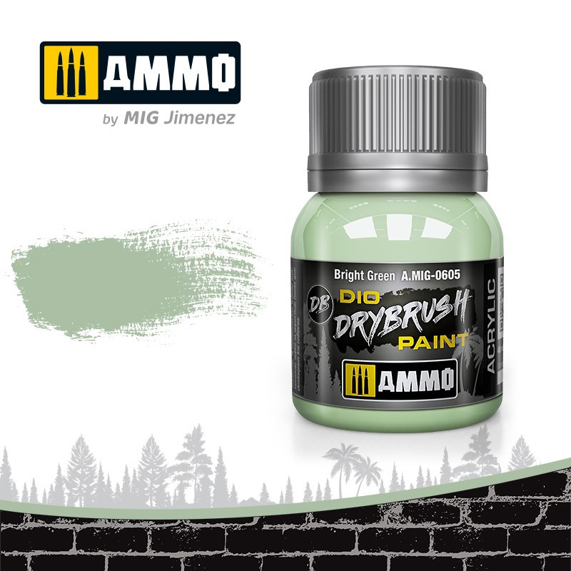 Drybrush bright green. Drybrush bright green.