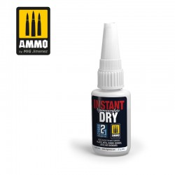 Instant dry cyanoacrylate.