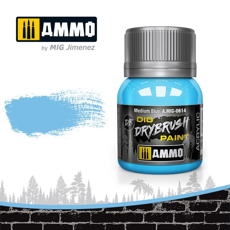 Drybrush medium blue. Drybrush medium blue.