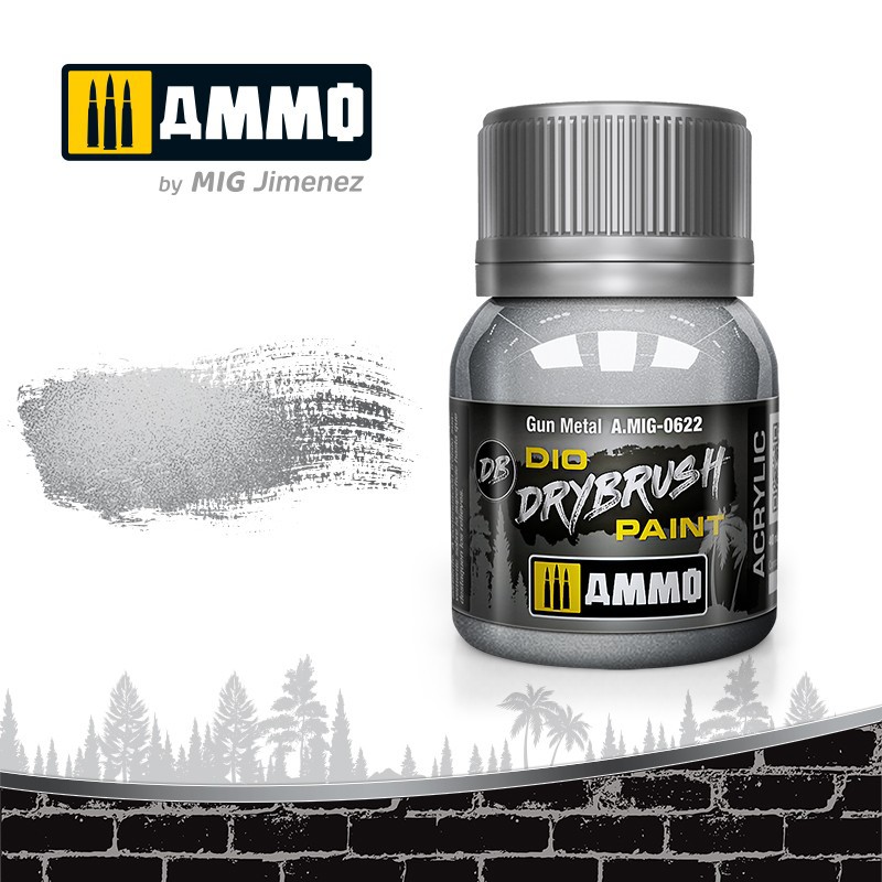 Drybrush: Acero pavonado. Drybrush: Acero pavonado.