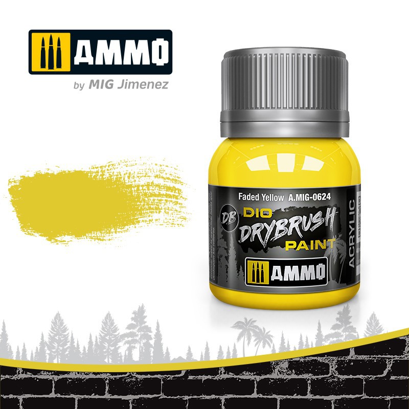 Drybrush faded yellow. Drybrush faded yellow.