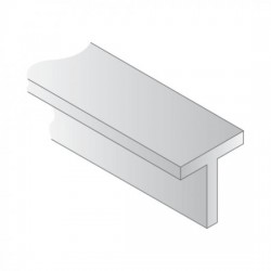 Perfis em "T" 3,6 mm.