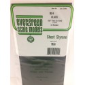Black polystyrene sheet. 0,50 mm.
