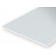 White polystyrene sheet. 2,5 mm.