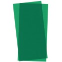 Blue transparent polystyrene sheet. 0,25 mm.